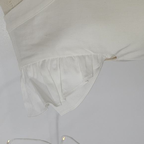 Cremieux White Shift Dress SZ 6 - Picture 3 of 12